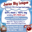 Picture of Bulk Buy (3+) Large Breed Puppy Packs (Junior Big League)
