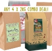 Image of small dog 4 x 2kg bag combo deal