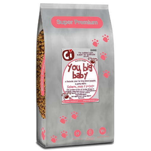 Image of You Big Baby natural, hypoallergenic salmon & potato puppy food for large breed puppies
