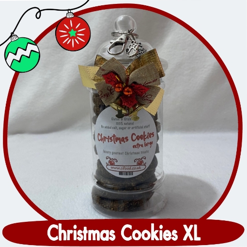 image of xl doggy Xmas cookies