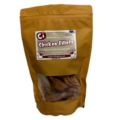 chicken fillets - a natural chewy treat for dogs