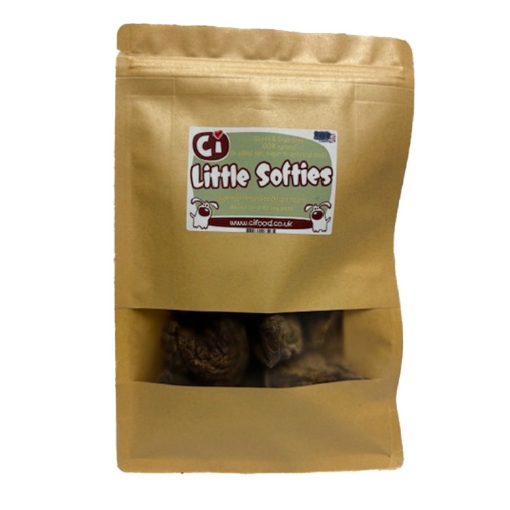 picture of bag of little softies beef lung dog treat